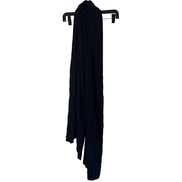 Helsa Briella Cashmere Knit Scarf in Black One Size New Womens Shawl Wrap - Picture 6 of 6